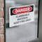 Signmission Flammable Material Keep Fire Away Danger Sign, Vinyl Decal, 10in W x 7in L, 2PK OS-2PACK-DS-D-710-L-2350 - alternate 5